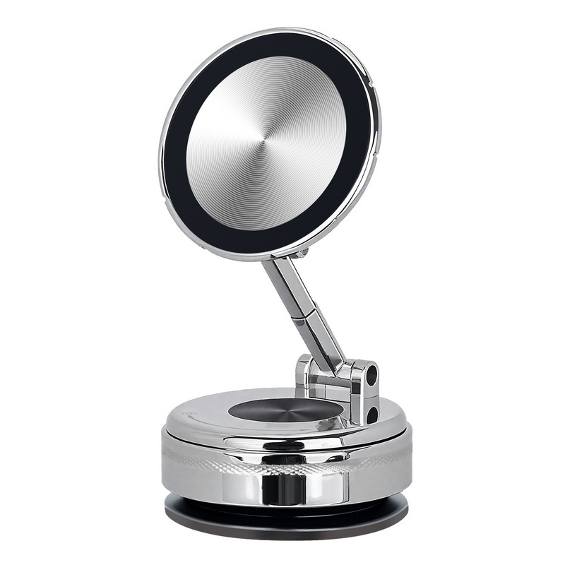 CloudValley 15W Wireless Charger Magnetic Car Mount Phone Holder Carbon Fiber, Dashboard/Windshield 360° Adjustable Stand [Compatible With MagSafe] Wireless Charging Arm For IPhone 17-12 Series - View #3