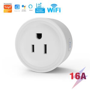 Smart WiFi Plug with Energy Monitoring – Tuya Zigbee Socket, Voice & App Control, Timer Function, US Standard