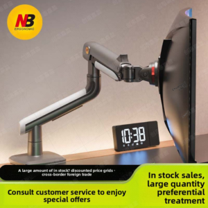 Heavy-Duty Gaming Monitor Arm – Adjustable Mount for Ultrawide & Large Screens, Full Motion with Lift, Swivel & Tilt