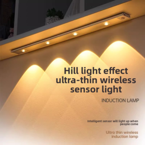 Rechargeable Motion Sensor LED Light – Wireless Cabinet Strip Light with Stick-On Mount, for Closet, Wardrobe, Kitchen & Bar