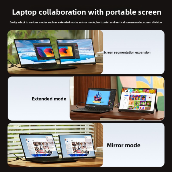 ARZOPA 16.1” 144Hz Portable Monitor – FHD IPS Display, Wide Color Gamut, USB-C/HDMI, Second Screen for Laptop & Phone - 图片 5