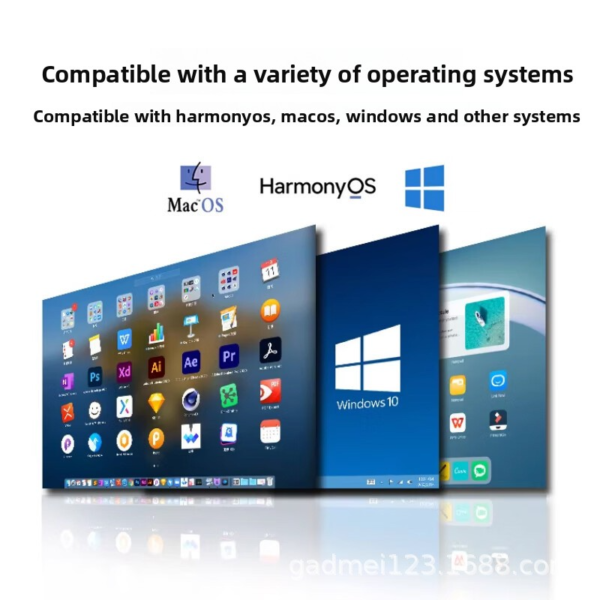 DuoView 14” Portable Dual-Screen Laptop Monitor – Mountable & Travel-Friendly - 图片 3