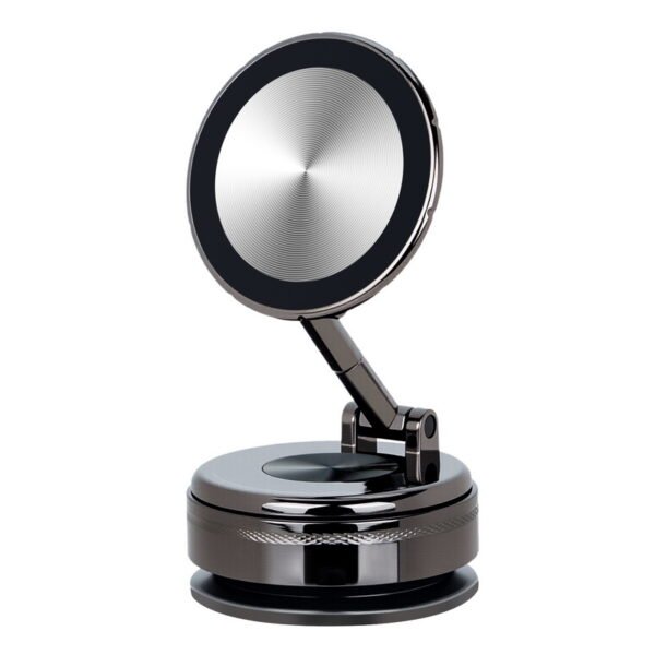 2025 All-Metal Magnetic Car Phone Mount – Vacuum Nano Gel Suction Cup, 360° Adjustable Dashboard Holder - 图片 3