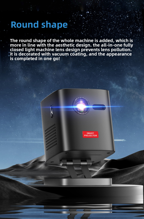 Mini DLP Projector – Portable Home Theater for Bedroom, Living Room & Ceiling Projection - 图片 14
