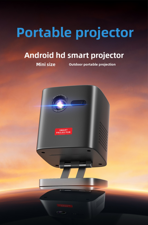 Mini DLP Projector – Portable Home Theater for Bedroom, Living Room & Ceiling Projection - 图片 3